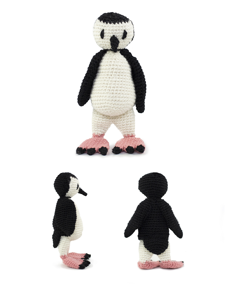toft ed's animal silo the chinstrap penguin amigurumi crochet